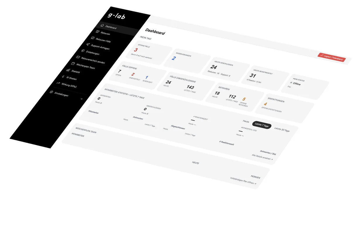 g-lab: Lagerverwaltung im Backend
